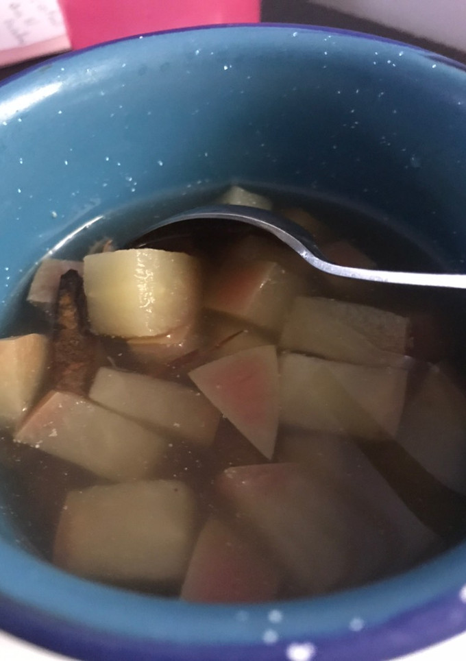 Una foto de Malita de la panza???Manzana cocida con canela
