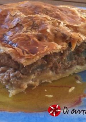 A picture of Moussaka pie.