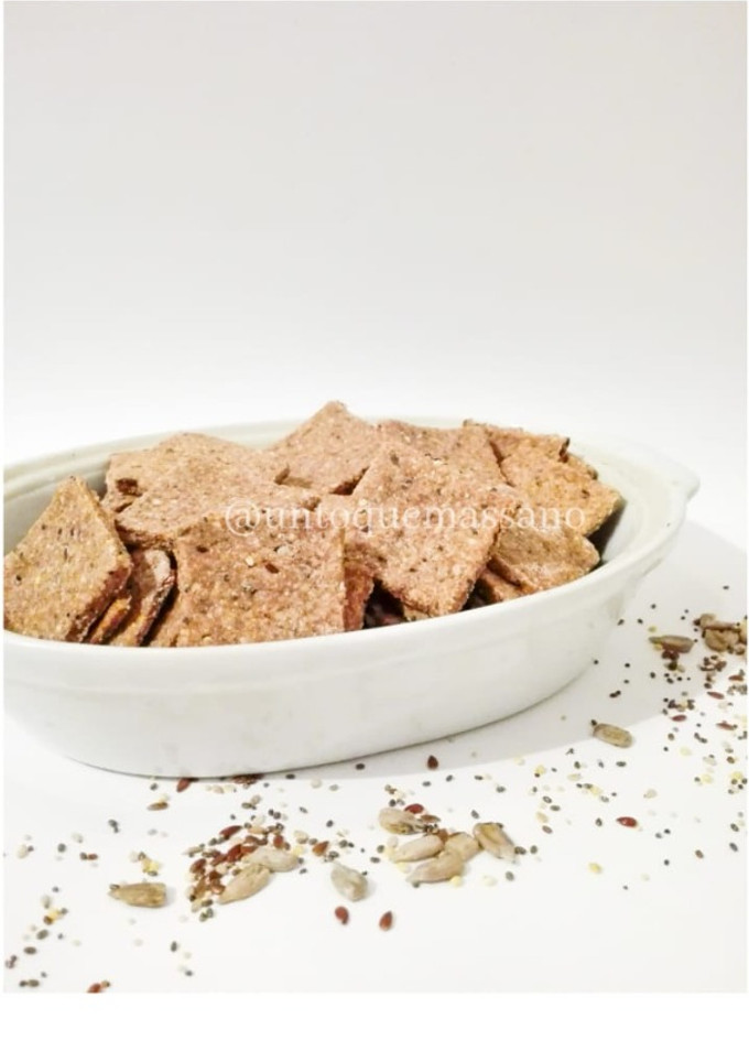 Una foto de Galletitas integrales con semillas