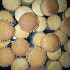 A picture of Coconut cup cake.