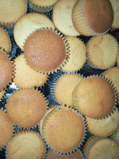 A picture of Coconut cup cake.