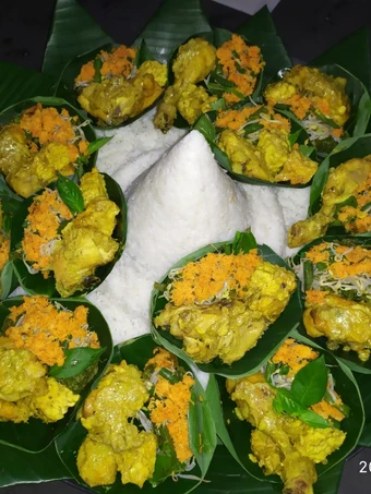 Cara Mudah Membuat Resep Tumpeng(orem tempe tahu,urap dan ayam) yang Menggugah Selera Anti Ribet, Mantap Sekali
