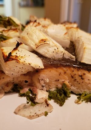 烤三文魚排【25分鐘】【美式】【家常菜】【簡餐】【烤箱】 的食譜成品照片