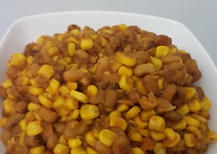 Steps to Prepare Quick Adalu beans and corn