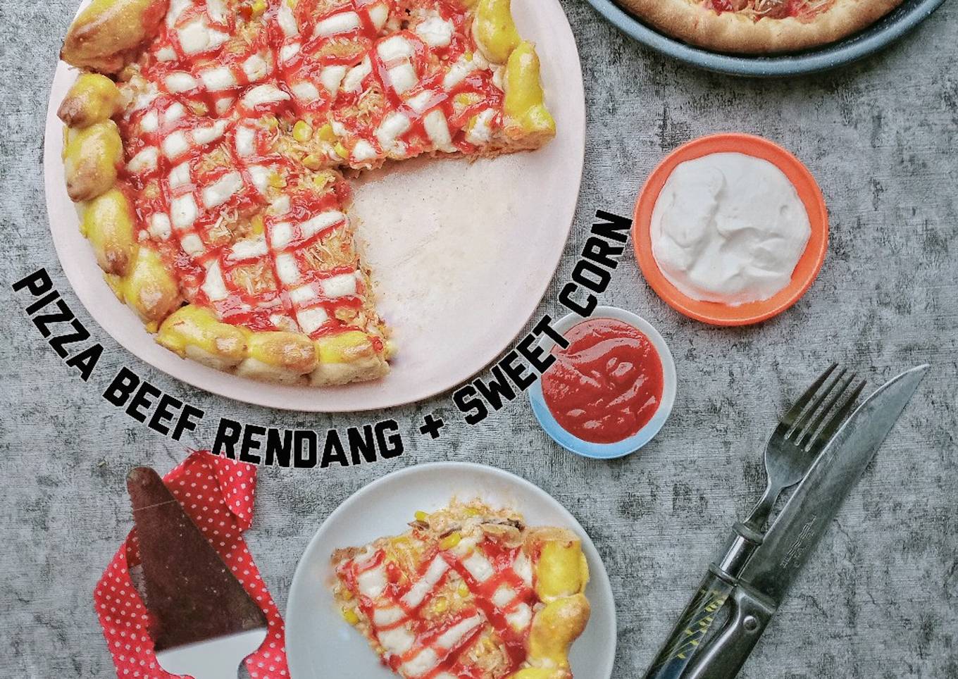 Pizza Beef Rendang & Sweet Corn