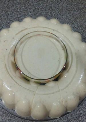 Una foto de Gelatina de guayaba con fresa