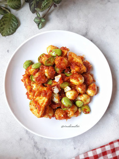 Foto resep Balado Telur Puyuh, Tahu dan Pete