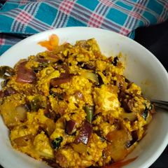 A picture of Panner bhurji.