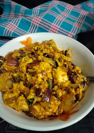 A picture of Panner bhurji.