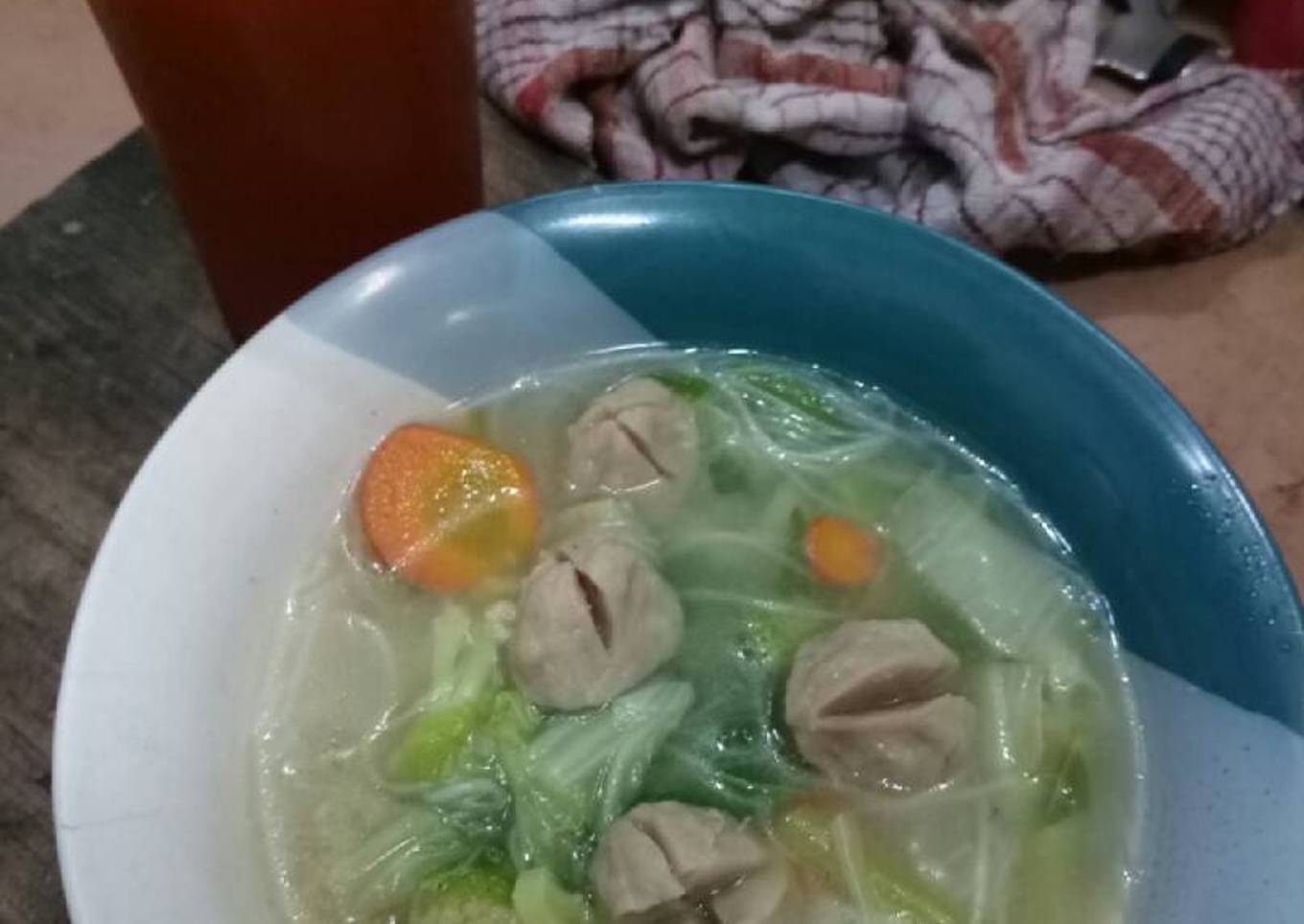 Sop bakso sayur (Nano-Nano) 15 Menit