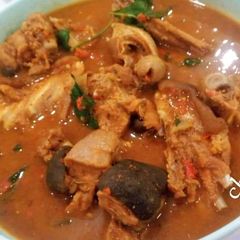A picture of Goat Meat Pepper Soup.
