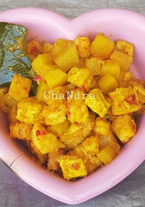 Foto resep Sambel goreng kentang,udang,tahu