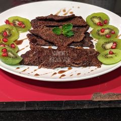 A picture of Ragi(Finger Millet) Pancakes.