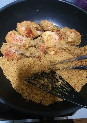 Foto resep Ayam goreng kremes (no minyak)