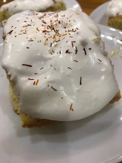 صورة لوصفة كيكة الزعفران