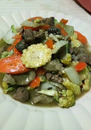 Foto resep Capcai ati ampela baso ala aku