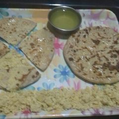 A picture of Mango pooran poli.