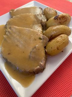 Una foto de Lomo al horno jugoso