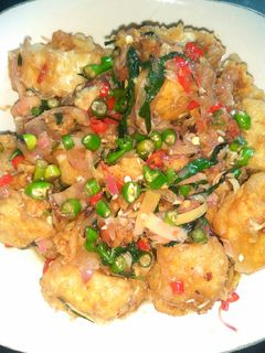Foto resep Tahu krispy sambel matah