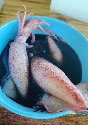 รูปของ หมึกน้ำดำ 🦑 / Squid ink soup 🦑