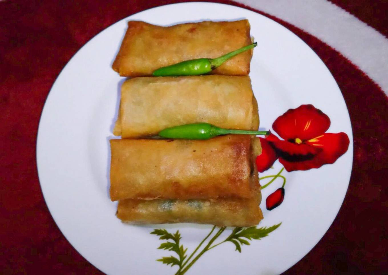 Lumpia goreng isi Tahu