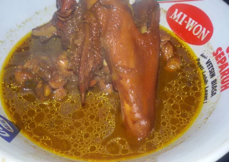 Cara Gampang mengolah Sayur kluwek ayam kampung Anti Gagal