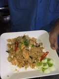 ข้าวผัดต้มยำกุ้งหมึก