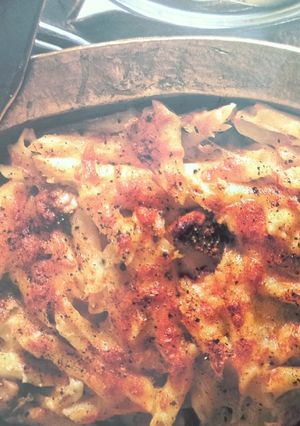 Una foto de Pasta 🍝 con atún 🐟