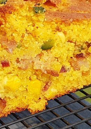 A picture of New Orleans Cornbread.