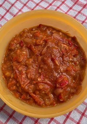 Foto resep Sambal Pecel Lele Lamongan
