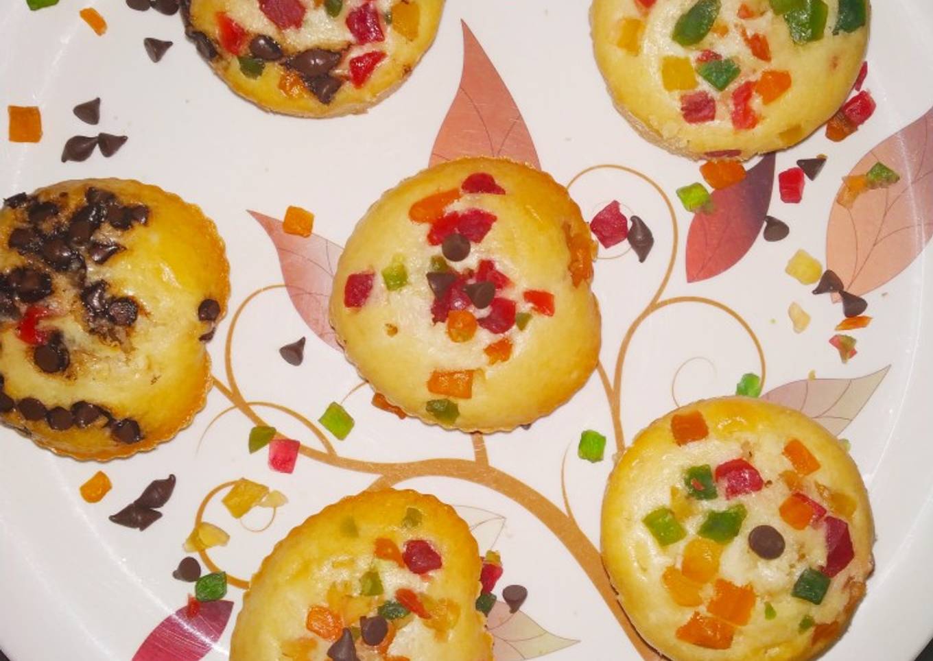 Tutty fruity cup cake