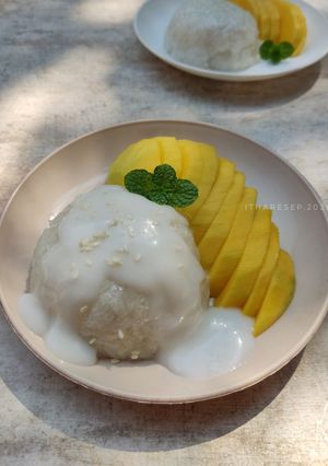 Foto resep Mango Sticky Rice (Khao Nian Mamuang)