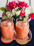 Batidos de Melón, fresas, arándanos, mandarinas