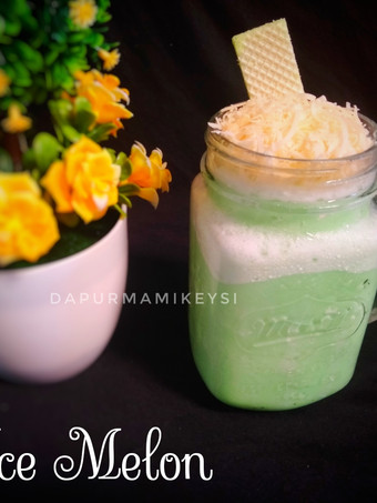 Anti Ribet, Buat Popo Ice Melon keju serut Ekonomis Untuk Dijual
