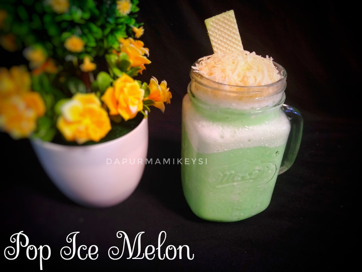 Anti Ribet, Buat Popo Ice Melon keju serut Ekonomis Untuk Dijual