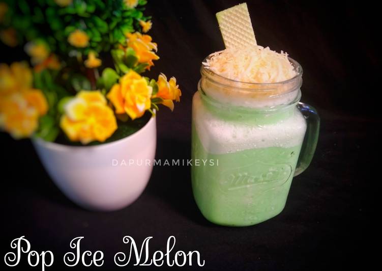 Popo Ice Melon keju serut
