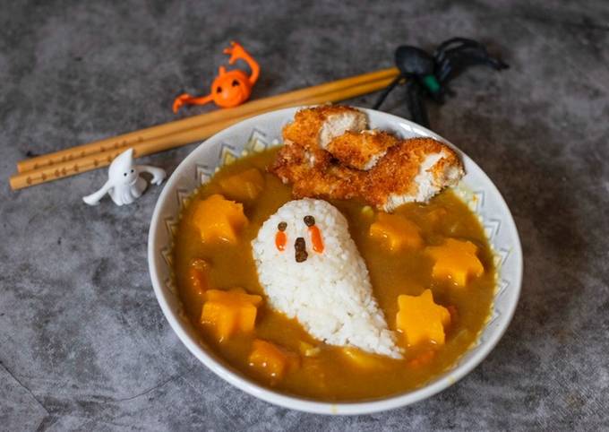 Simple Way to Make Perfect Ghosty chicken katsu curry