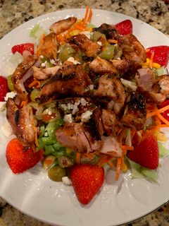 A picture of Barbecue Chicken Santa Fe Salad.