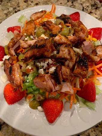 Easy Way Make Barbecue Chicken Santa Fe Salad the Awesome  You can take Joss in your mouth