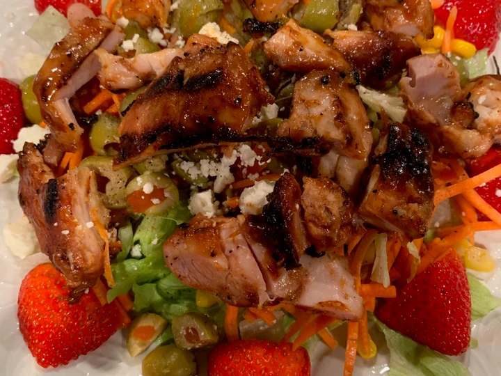 Easy Way Make Barbecue Chicken Santa Fe Salad the Awesome  You can take Joss in your mouth