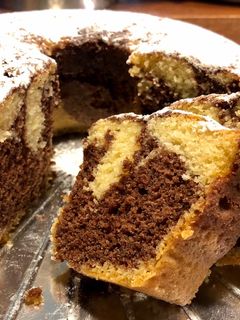 Una foto de Torta marmolada