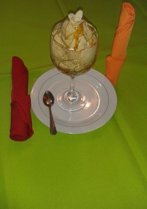 Una foto de Helado de Trucha Ahumada