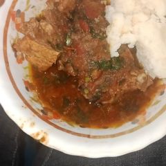 A picture of Meat stew.