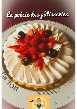 Une photo de Pavlova aux fruits rouges