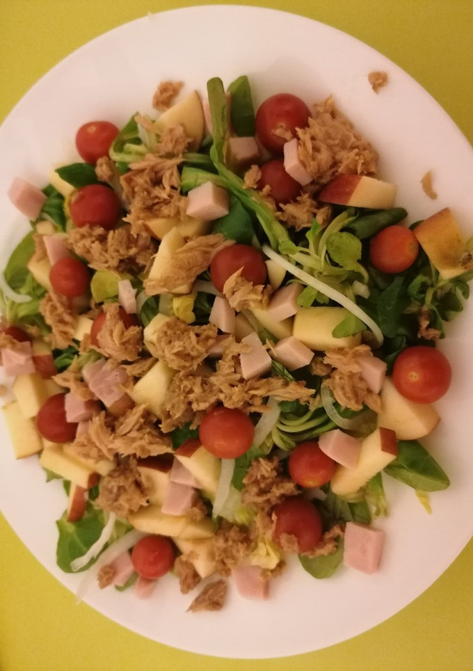 Una foto de Ensalada de canónigos