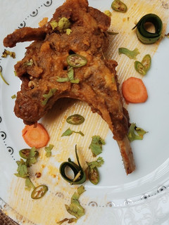 A picture of Chops karahi.