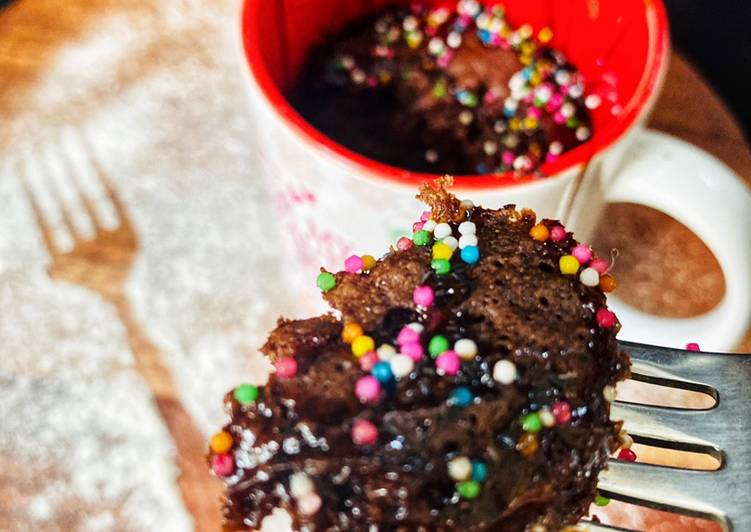 Chocolate coffee mug cake