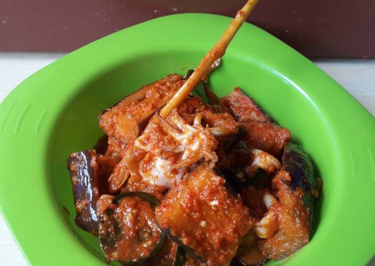 Bumbu Balado Cumi Terong Pedaaass | Resep Bumbu Balado Cumi Terong Pedaaass Yang Paling Enak