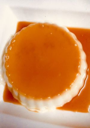 A picture of Eggless Caramel Custard.