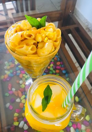 A picture of Mojito macaroni.